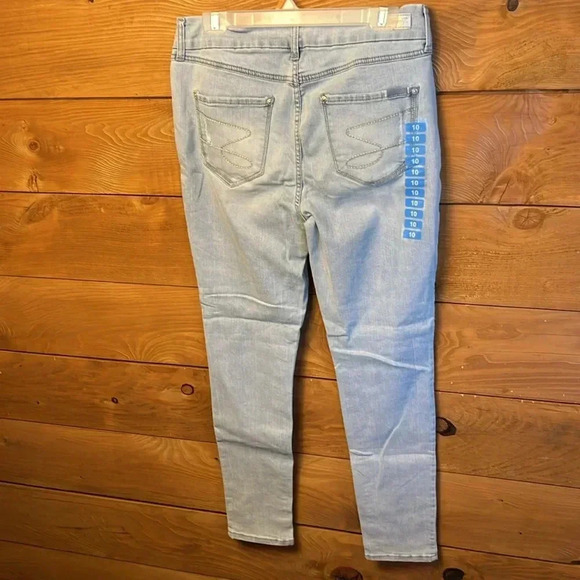 Seven womens jeans Tummy less slimming control panel 10 high-rise skinny distres - Picture 6 of 11